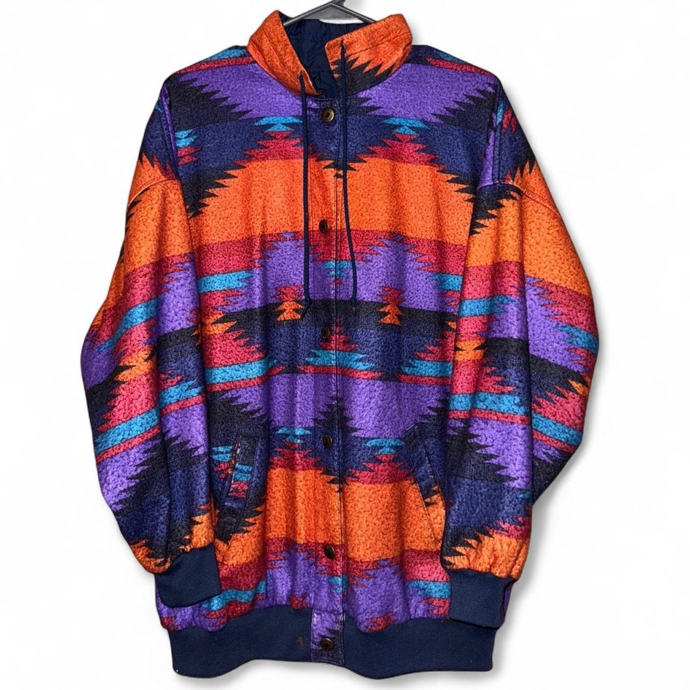 XL Vintage Braetan Aztec Reversible Jacket